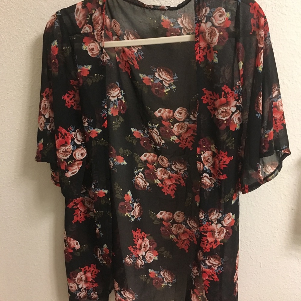 Floral cardigan